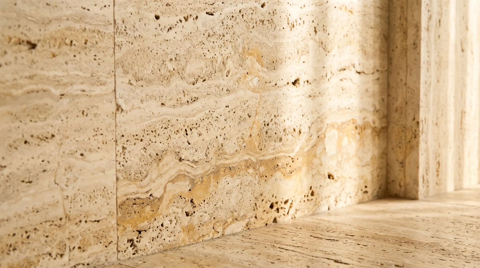 Détail de matière minérale posée dans une maison ancienne près de Meaux